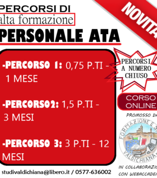 PERCORSI ALTA FORMAZIONE ATA